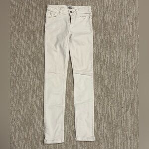 ZARA Women’s White Skinny Jeans Denim Size 4 / Eur 36